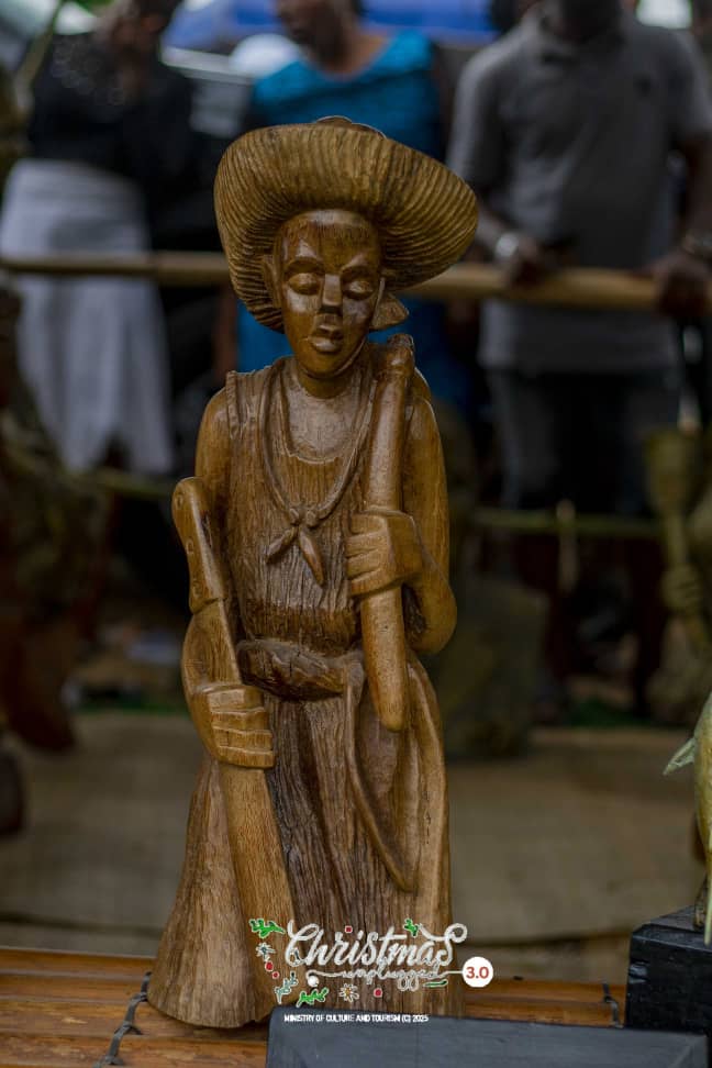 Traditional attire and performers at Ibom Christmas Festival