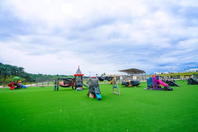 Children's playground and grounds at Ibom Arise Resort