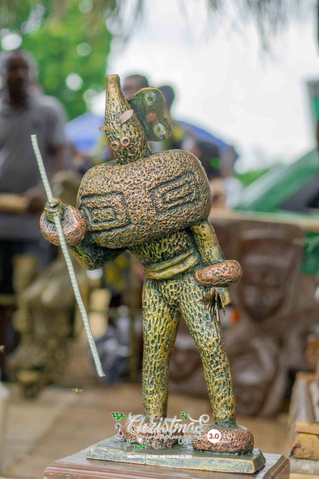 Traditional attire and performers at Ibom Christmas Festival